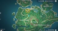 Location of the puzzle on the map (Image via Genshin Impact)
